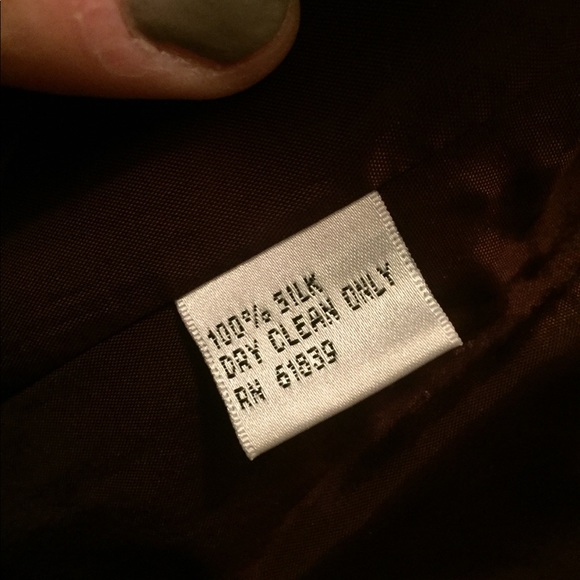 100% Silk Vintage Cocktail Dress - Picture 5 of 6